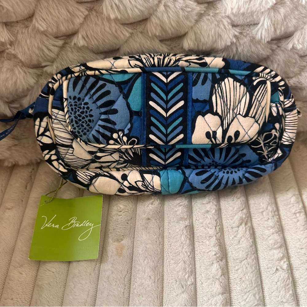 Vera Bradley-Blue Bayou Small Makeup Case